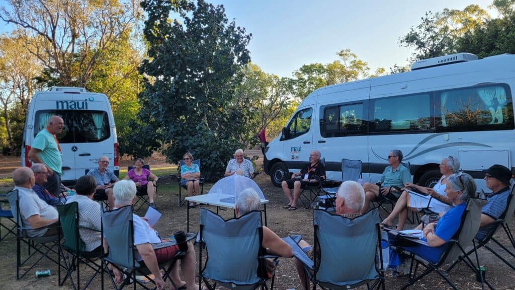 sustainable travel with group